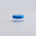 5ml Transparent Cosmetic Cream Jar With Green Cap